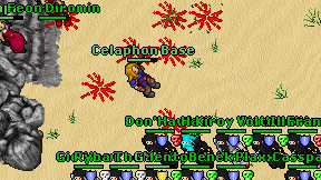 Celaphon Base on screen