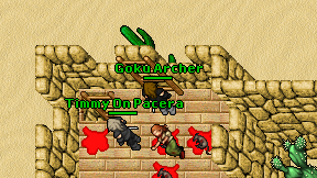 Goku Archer on screen