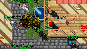 Drake devil on screen