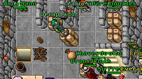 Decaptador on screen