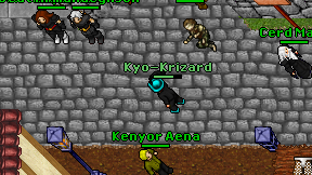 Kyo-Krizard on screen