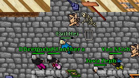 Evil Hei on screen