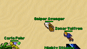 Sniper Avenger on screen