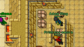 Princess amora on screen