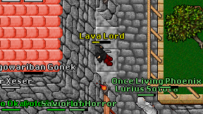 Lava Lord on screen
