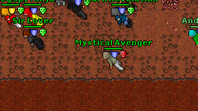 Mystical Avenger on screen