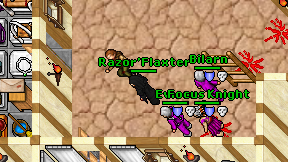 Razor'Flaxter on screen
