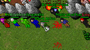 Dark Alfio on screen