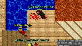 Pythera ruler on screen