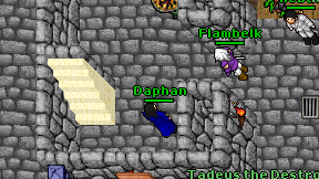 Daphan on screen