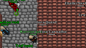 Deldora Quest on screen