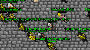 Enforced Striker on screen