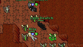 Lady Deatch on screen