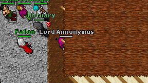Lord Annonymus on screen