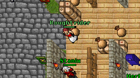 Rought rider on screen