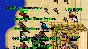 Elder Kyrus on screen