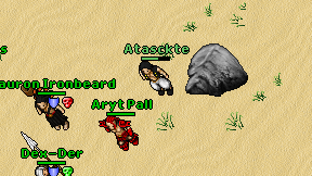 Atasckte on screen