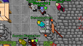 Demonsites on screen