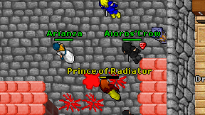 Prince of Radiator on screen