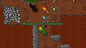 Aligatorek-Palladyn on screen