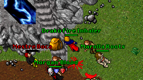 Drako Fire Inhaler on screen
