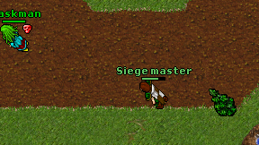 Siege master on screen
