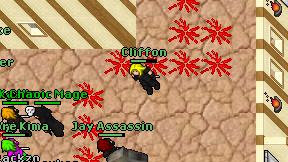 Cliffon on screen