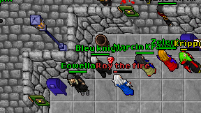 Bleu knight on screen