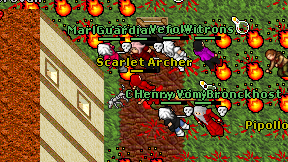 Scarlet Archer on screen