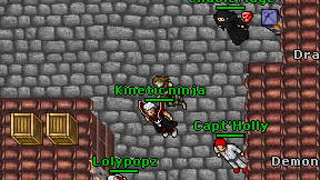 Kinetic ninja on screen