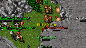 Elite Drag on screen