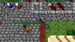 Azaroth Magician on screen