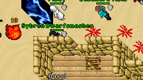 Sybren Dwarfsmasher on screen