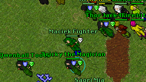 Maciek Fighter on screen