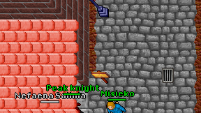 Peak knight on screen