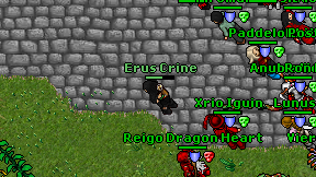 Erus Crine on screen