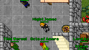 Night James on screen