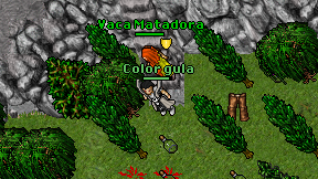 Color gula on screen