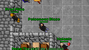 Poisonous Blaze on screen