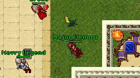 Major Elenora on screen