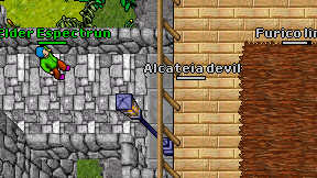 Alcateia devil on screen