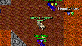 Blite Legend on screen