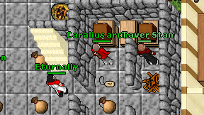 Caralius archer on screen
