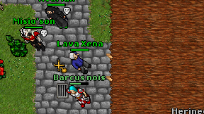 Lava Xena on screen