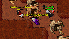 Titanium Sword on screen