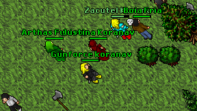 Gunforce koranav on screen