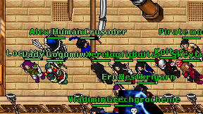 Human Crusader on screen