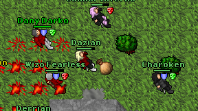 Dazian on screen