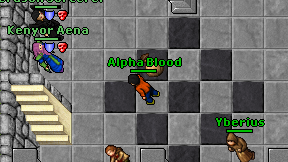 Alpha Blood on screen