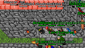 Night shadow wight on screen